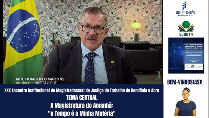 Você está visualizando atualmente Presidente do STJ participa de encontro da Justiça trabalhista sobre magistratura do futuro