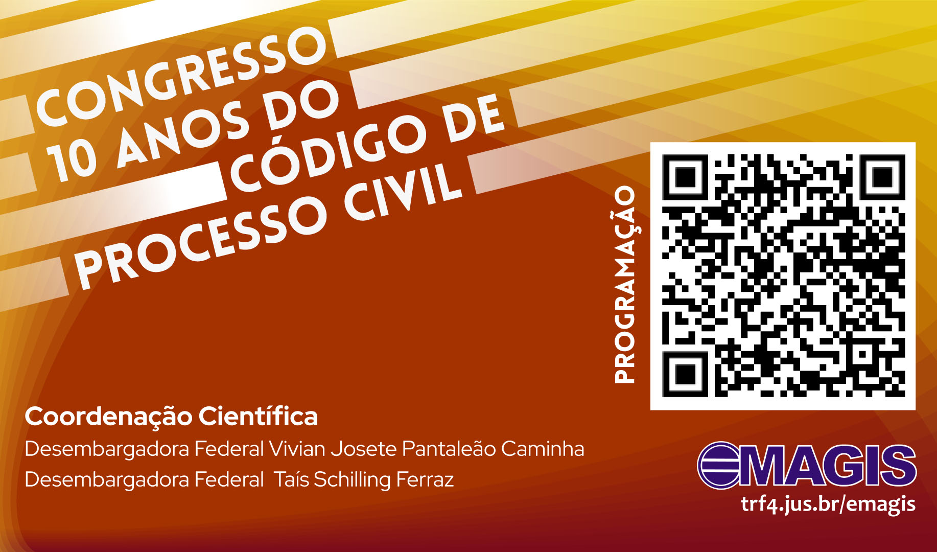 No momento, você está visualizando Congresso sobre os 10 anos do Código de Processo Civil terá transmissão ao vivo pelo YouTube (17/10/2025)