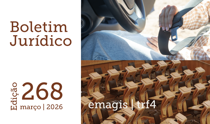 No momento, você está visualizando Emagis divulga nova edição do Boletim Jurídico do TRF4 (11/03/2026)