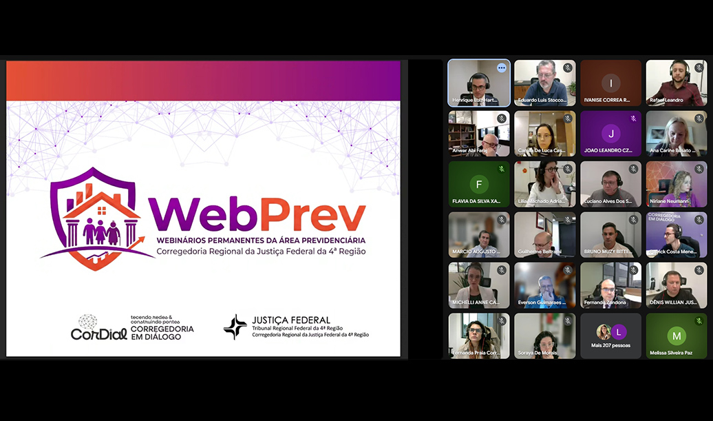 No momento, você está visualizando Corregedoria Regional promove 1ª edição do projeto de Webinários Permanentes da Área Previdenciária (30/07/2026)